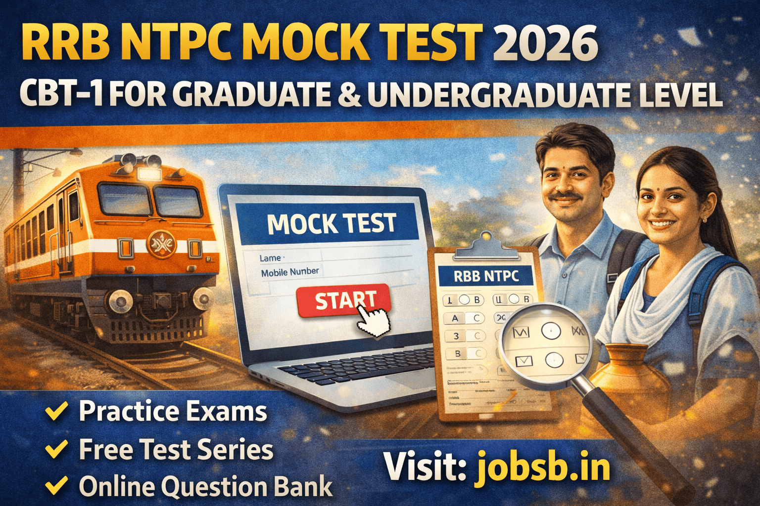 RRB NTPC Mock Test 2026